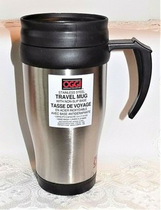 Oggi Brushed Stainless Steel Travel Mug Free Shipping New Ebay