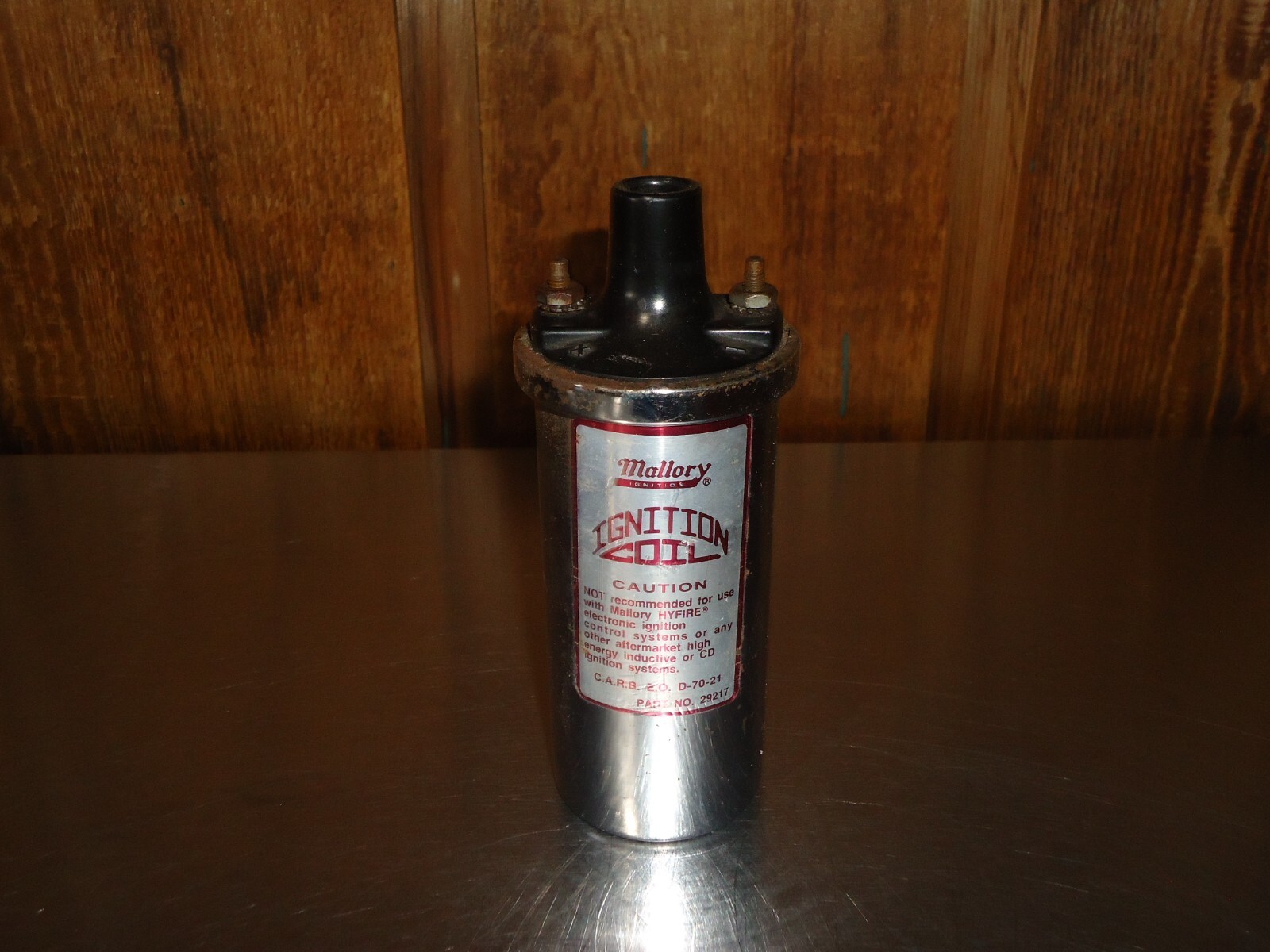 Mallory Ignition Coil 29217 Chrome Canister 12Volt Universal Street Rat Rod eBay