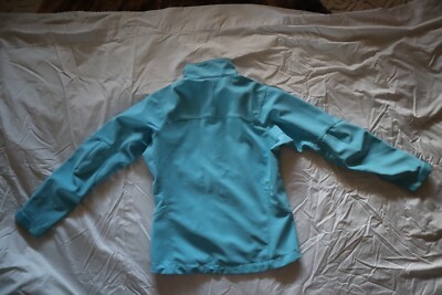 Light Blue / Turquoise Soft Shell PATAGONIA Polartec Zip Front