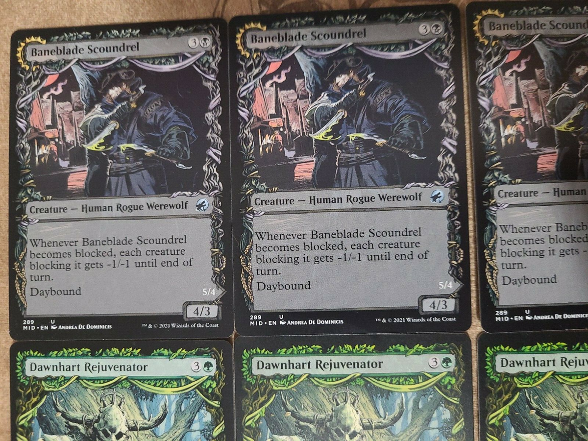 12x SHOWCASE MTG Innistrad Midnight Hunt Magic the Gathering Cards