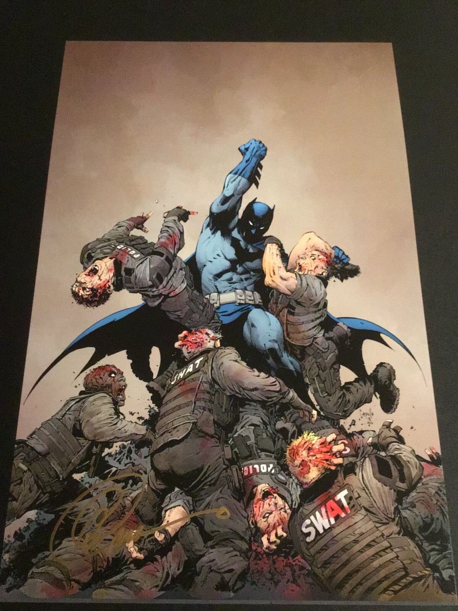 DC DECEASED BATMAN #1 Art Print SIGNED By GREG CAPULLO Art Print