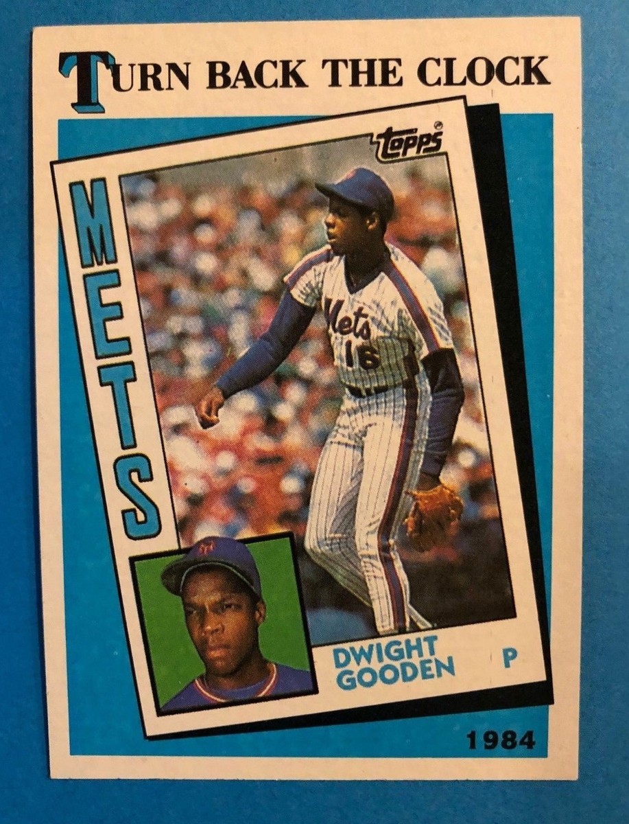 Dwight Gooden 1989 Topps Turn Back The Clock baseball card. #661