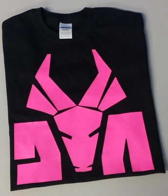 Neon HOT PINK Fluoro DIE ANTWOORD T-shirt Hip-hop rap ZEF SIDE Ninja Yolandi