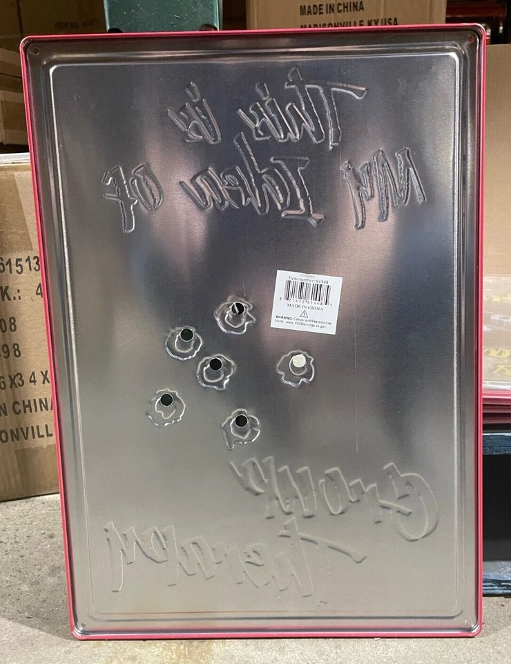 12" x 17" Metal FUNNY Joke Tin Signs: Beer, Politics, Camping, Garden & MORE! - Image 3 of 3