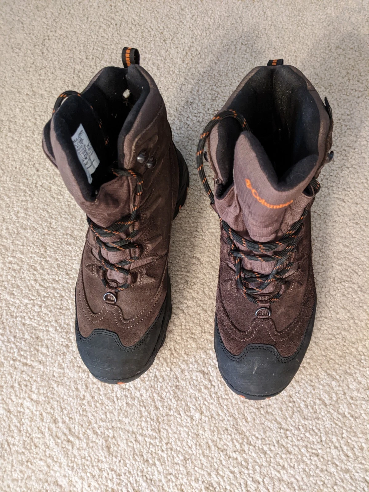Colombia Whirlibird YM1335-230 Mens Waterproof Leather Insulated Boots. Size 8.5