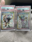 SEQUENTIAL SET PSA 9 Umbreon EX #176 & Espeon EX #175 Prismatic Evolutions