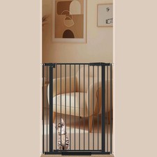 AiWMGL 40.55" Tall Narrow Pet  Baby Gate, Pressure Mount Doorway 30.1-34.05" Wi