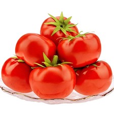 6pcs Fake Tomatoes,Fake Vegetables and Fruits for Home Kitchen Table Centerpi...