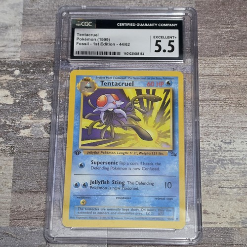 Tentacruel (1st Edition) graded CGC 5.5 for sale on eBay