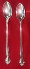 Lot Of 2 Secret Garden by Gorham Sterling Silver Iced Tea Spoon 7 5/8" 1960s.