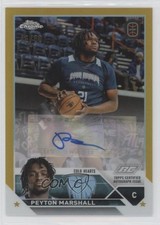 2023-24 Chrome OTE Overtime Elite Gold Refractor 46/50 Peyton Marshall Auto 16ki