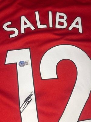 William Saliba Trikot Signiert Beckett Zertifikat Arsenal London Premier League