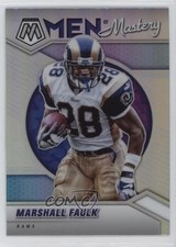 2021 Panini Mosaic Men of Mastery Silver Prizm Marshall Faulk #MM15 HOF 00gq