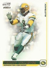 #36 Terry Vaughn - Edmonton Eskimos - 2003 Pacific CFL Football