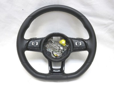 Volkswagen Golf R Variant AUCJXF Leather Steering Wheel w/ Switches 624618930B
