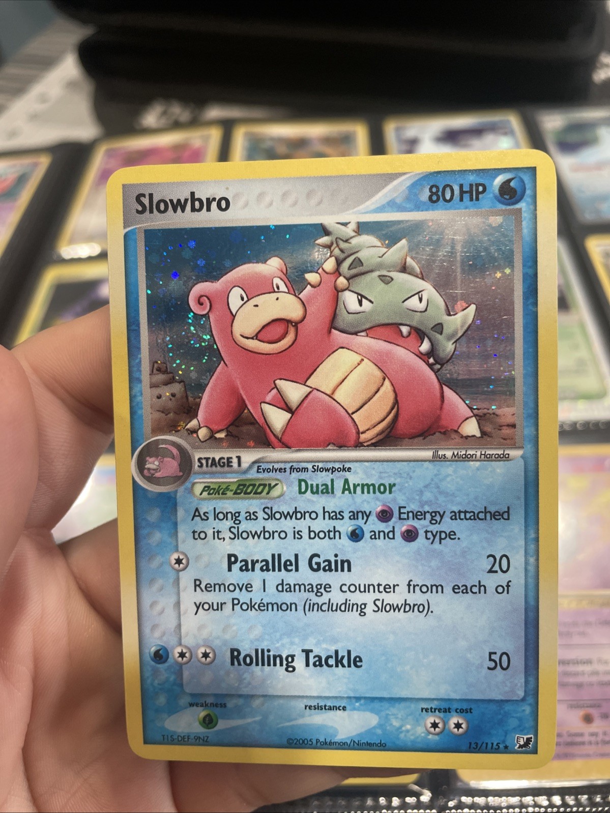 Slowbro Holo Rare Unseen Forces 13/115 NM
