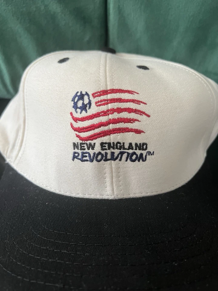 Vintage New England Revolution MLS Soccer Adjustable Hat  Snickers NWOT - Image 2 of 4