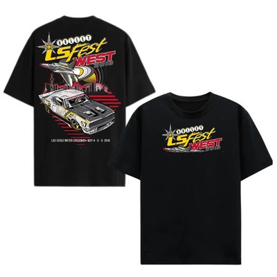Holley LS Fest West T-Shirt, Racing Car and Las Vegas Design Tee, Perfect
