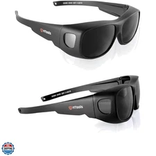 IR 5.0 Welding Glasses, Wrap-around Welding Goggles, Anti-scratch Welding Len...