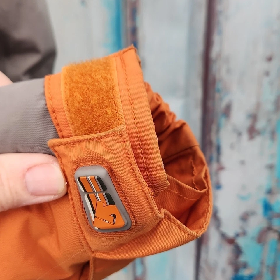 Chaqueta de esquí de snowboard gris y naranja Burton para niños Foto 4 de 4