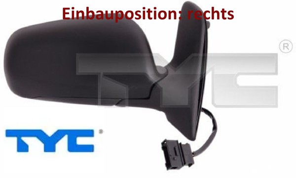 TYC 337-0097 AußEnspiegel Rechts Spiegel AußEn FüR Seat FüR VW-image