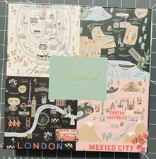 Rifle Paper Co. Maps Illustrated Jigsaw Puzzle 500 Pieces NEW 15" x 21"