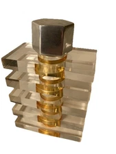 MCM Lucite Vanity Reusable Perfume Bottle Empty B2-07