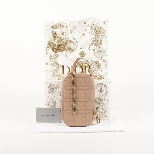 Sac fourre tout et bandoulière support téléphone Dior Lady S0872ONMJ 87802050