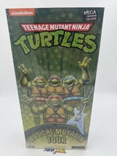 NECA TMNT Musical Mutagen Tour 7  Action Figure 4 Pack Excl NIB New SEALED