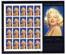 US SCOTT 2967 SHEET OF 20 MARILYN MONROE 32 CENT FACE MNH