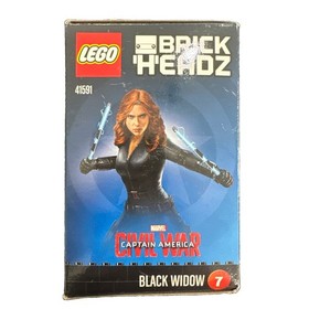 LEGO BrickHeadz 41591 Black Widow Marvel New Sealed 2017