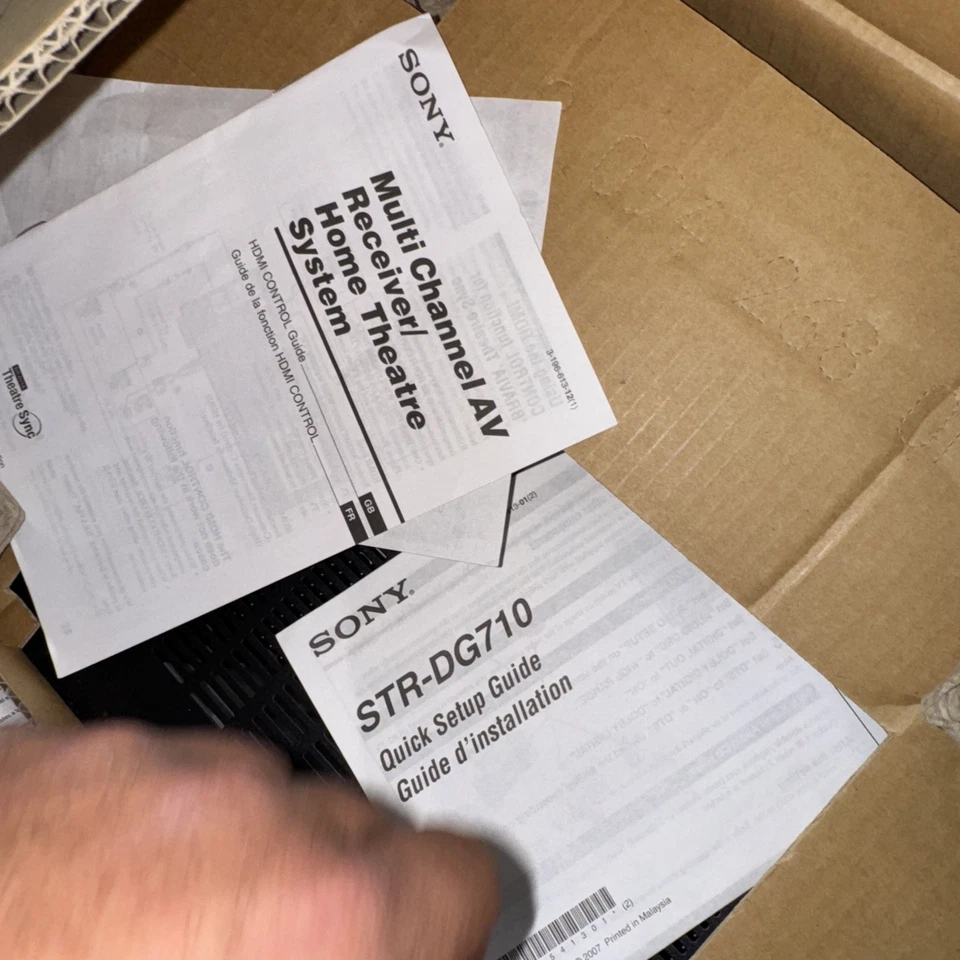 Sony STR-DG710 - 6.1 Ch HDMI Home Theater Surround Sound Receiver Stereo System - Image 4 of 4