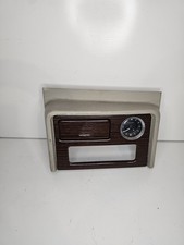 2003-2006 Cadillac Escalade Woodgrain Dash Clock Storage Bin Bezel Oem