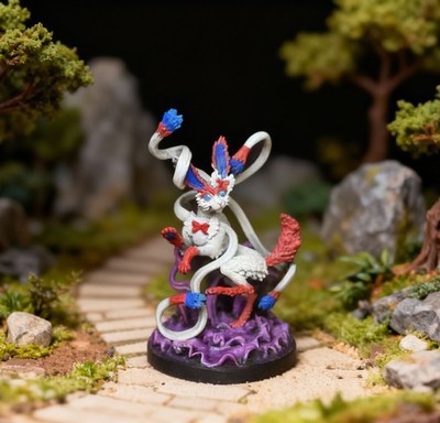 Fairy Cat Kaijumon Extra Durable 3D Resin Print Painted Pokeminiature