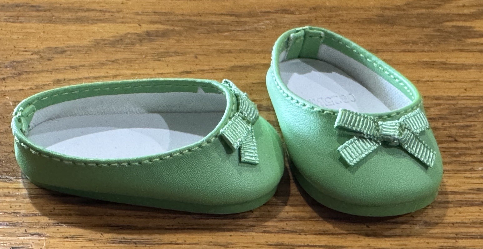 SAOLA American Girl bambola MaryEllen pigiama verde solo pantofole