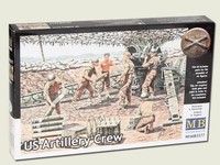 Us Artillery Crew Wwii & Vietnam / 1:35 - Masterbox 3577