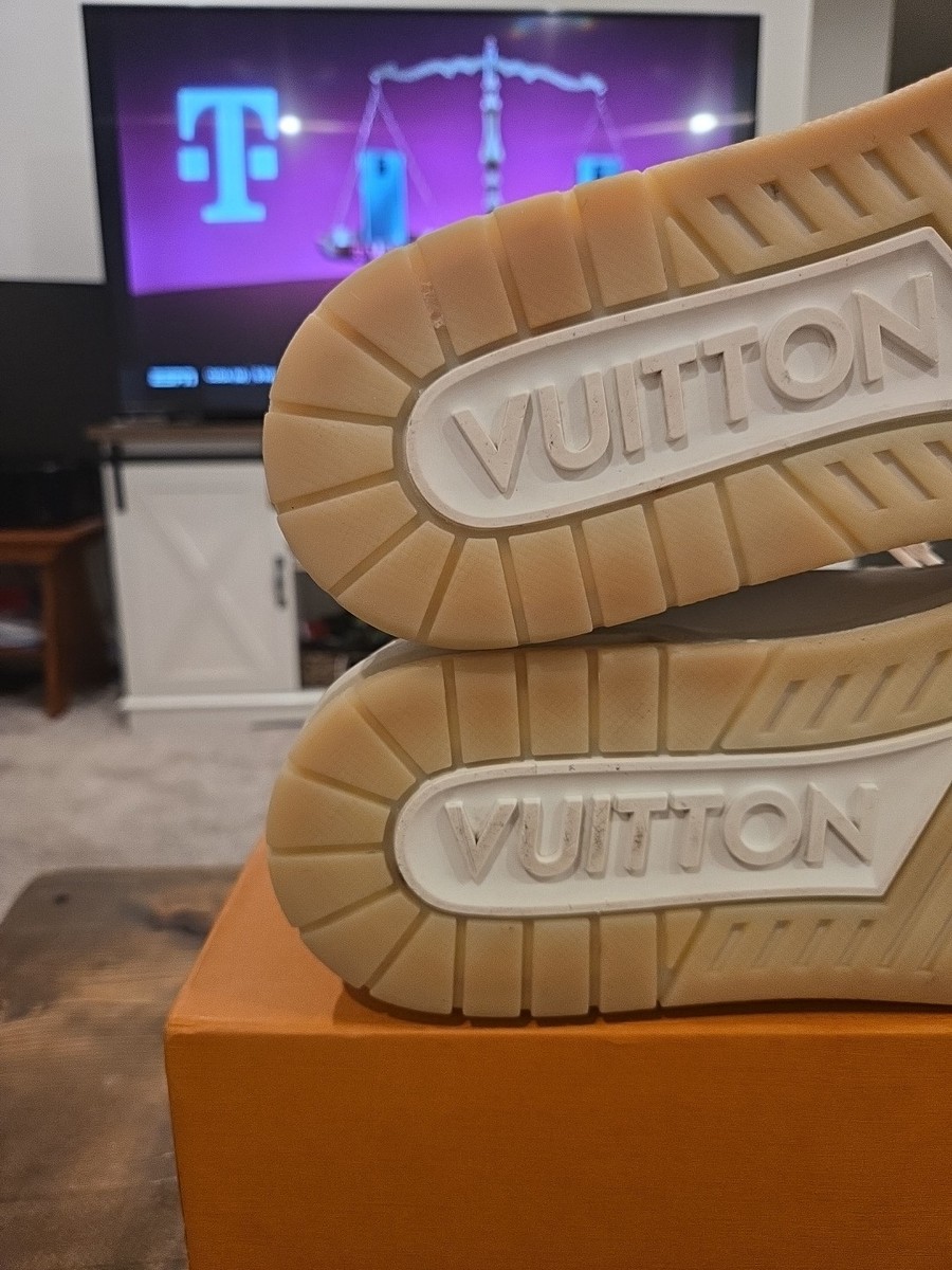 Louis Vuitton Trainer White Monogram Virgil #54 Sz 9LV Sz 10-10.5