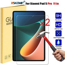 For Xiaomi Pad 5 / Pad 5 Pro 11 inch Screen Protector Tempered Glass Cover 2PCS