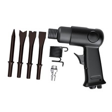 Industrial Grade Pneumatic Scaling Tool with Interchangeable Chisel Bits