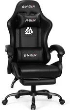 Video Gaming Chair with Footrest High Back Ergonomic Comfortable Office Computer