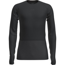 Icebreaker Merino Blend 125 ZoneKnit Long-Sleeve Crewe - Men's Black, XXL