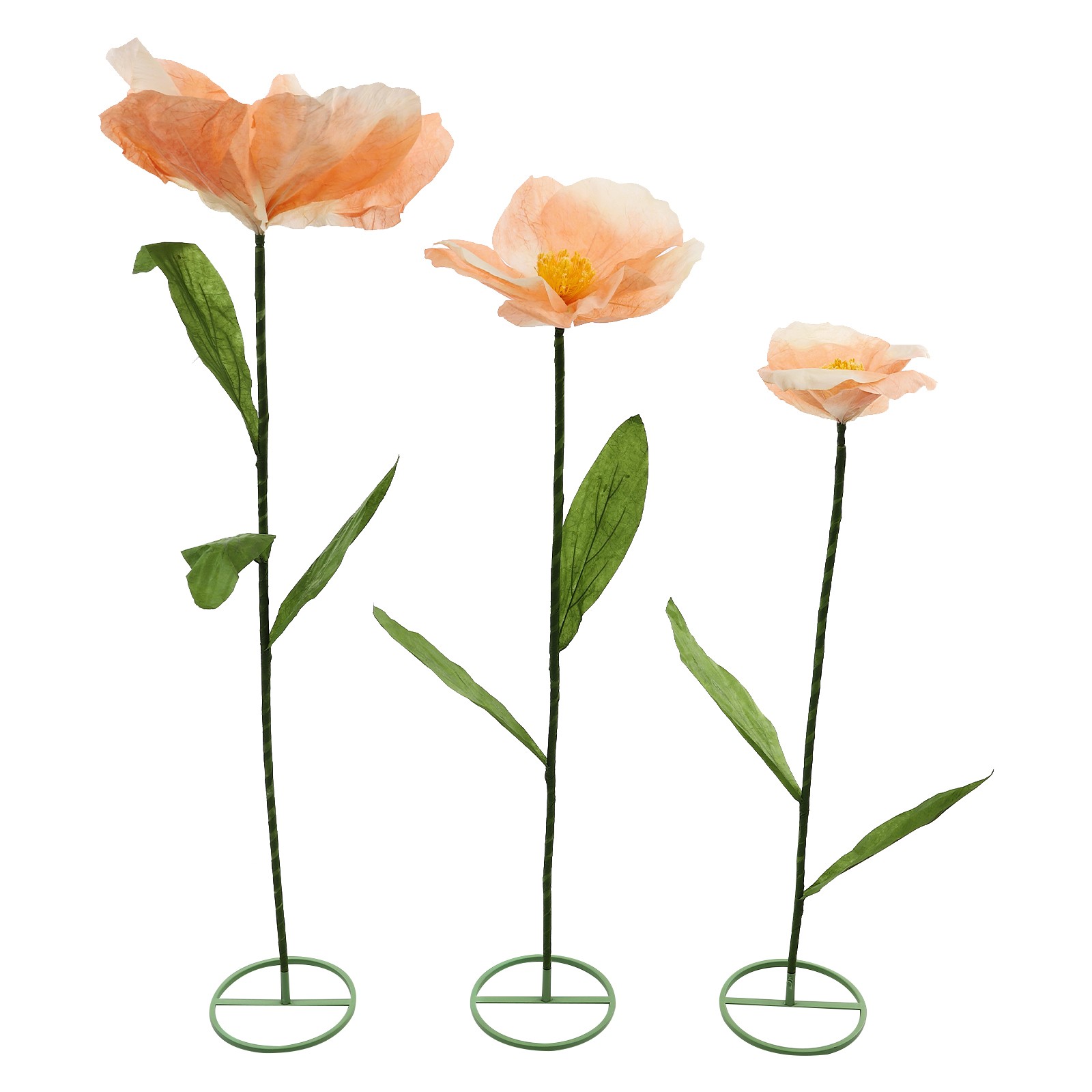 Large Artificial Wedding Flowers Three pcs Artificial Flower for Birthday