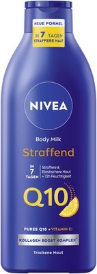 NIVEA Q10 Straffende Body Milk Lotion Hautpflege Vitamin C Orangenduft 400 ml