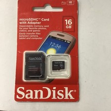 SanDisk 16GB Class 4 MicroSDHC Memory Card - SDSDQM016GB35A