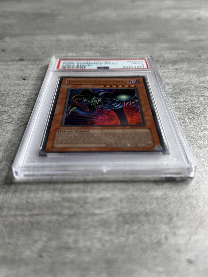 Yugioh Card Toon Summoned Skull Ultra R PSA 9 Mt, Spell Ruler SRL-EN073 2004 (1) - Image 3 of 4