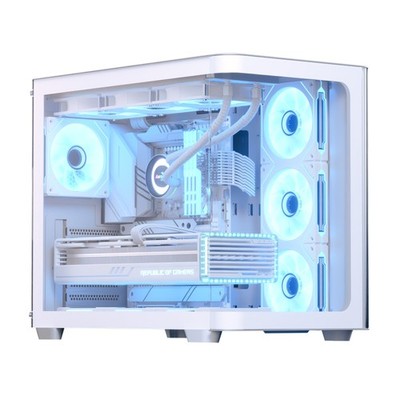 AEROCOOL ADVANCED TECHNOLOGIES Geh Midi P500C-G-WT-v1 o.N. Full Tempered Glas Wh