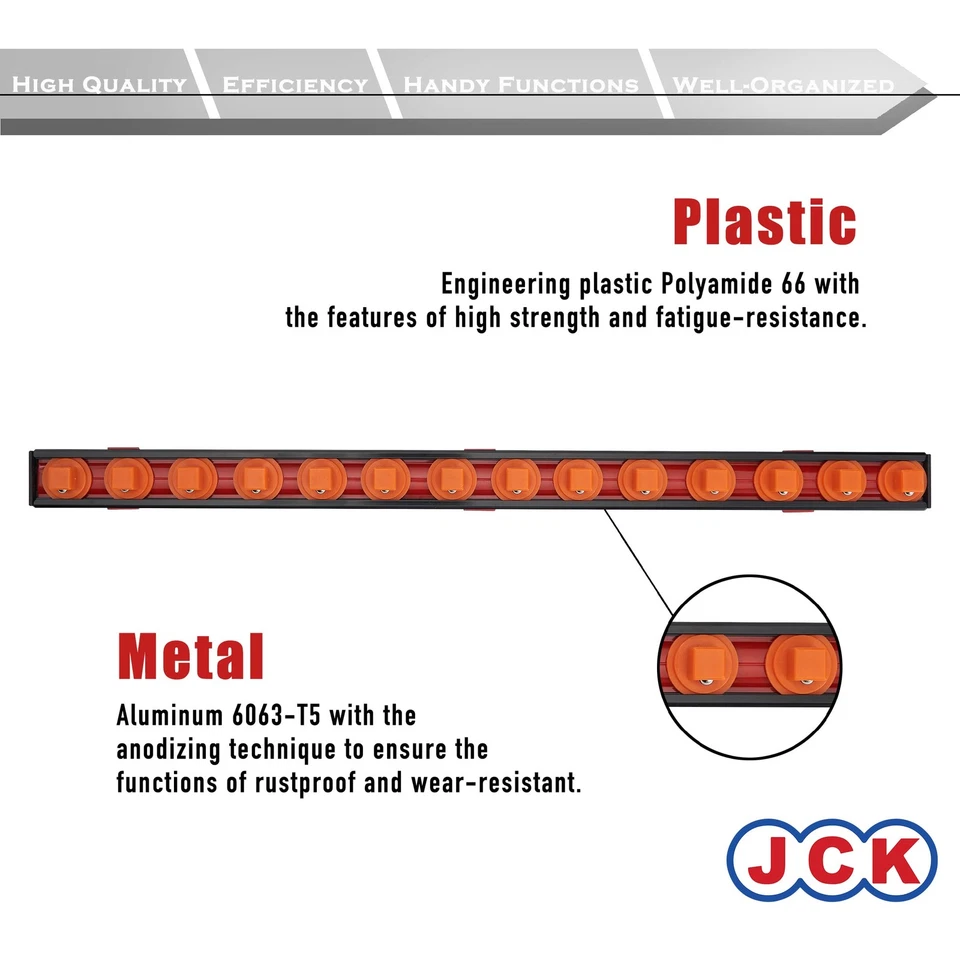Organizador de enchufes de aluminio de calidad profesional con pernos giratorios de 360 grados 3... Foto 3 de 4