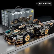 RC Racing Car Building Blocks Model Set Kids DIY Assembly Remote Control Toy