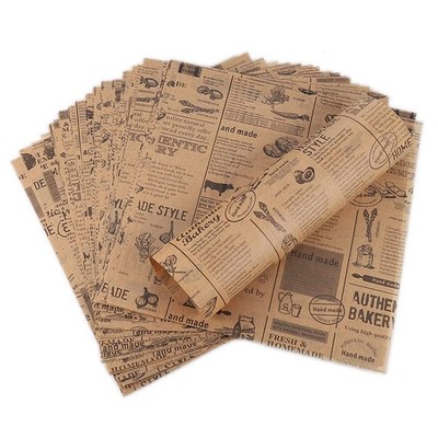 Bäckerei Papier Baking Paper 25x25 cm 100 Stück Umw