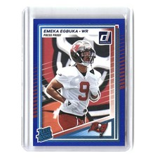 Emeka Egbuka Rookie 2025 Donruss Press Proofs Blue